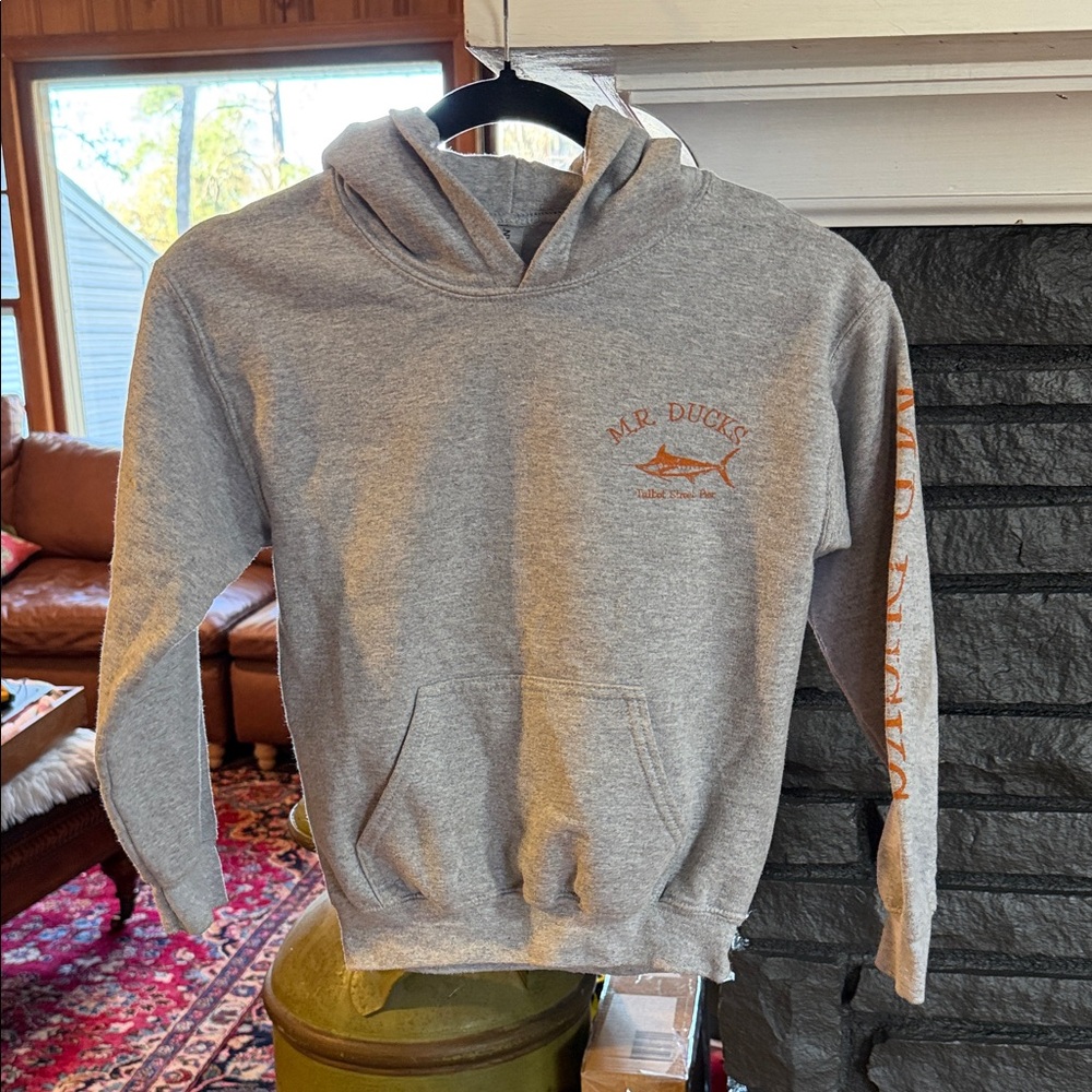Kids/Youth MR DUCKS hoodie.